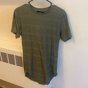 Long tee scoop bottom